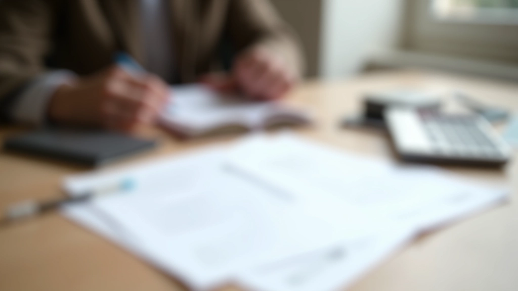 Testament et documents de succession organisés sur une table en bois